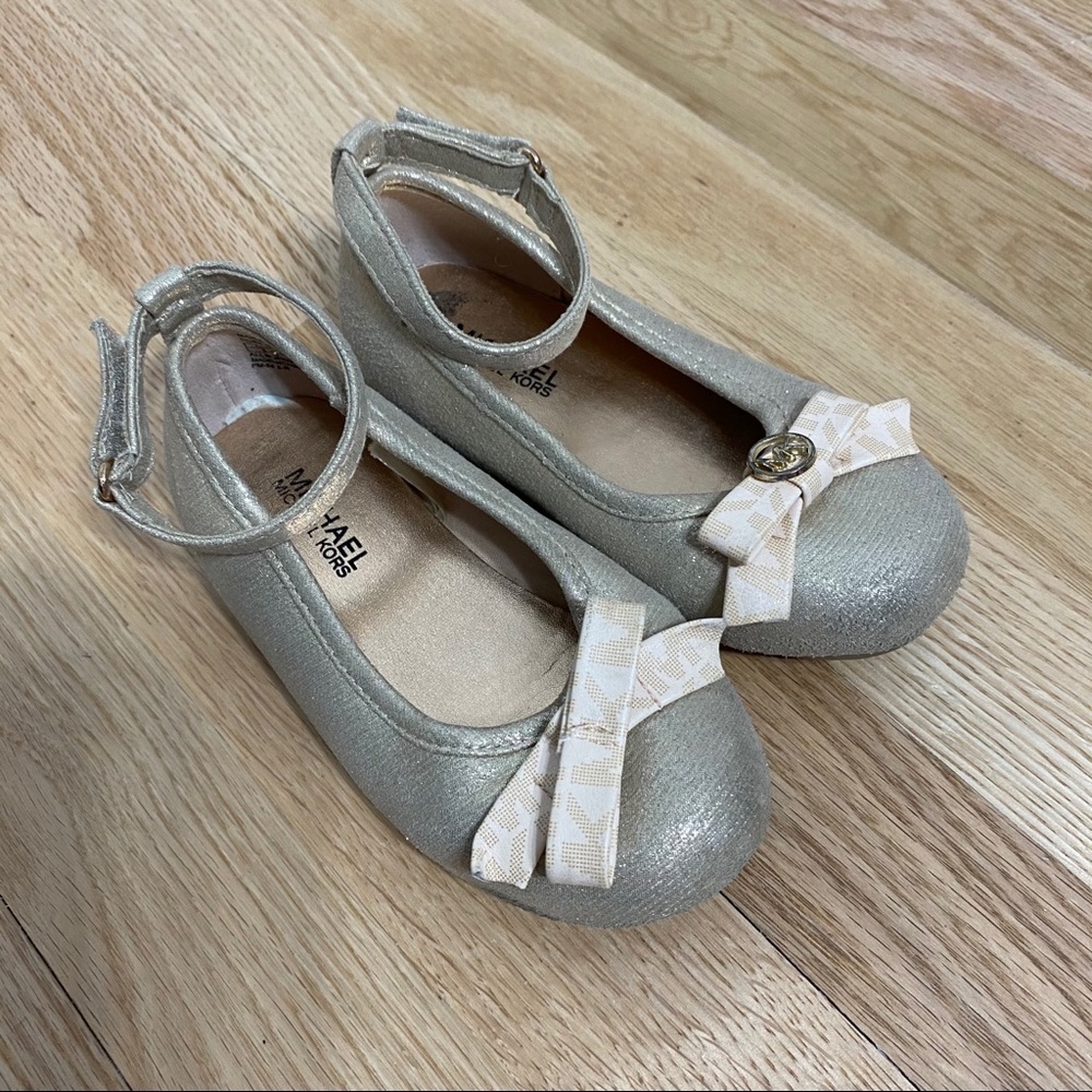 Michael Michael Kors Bow Flats Sz 9 Kids Girls